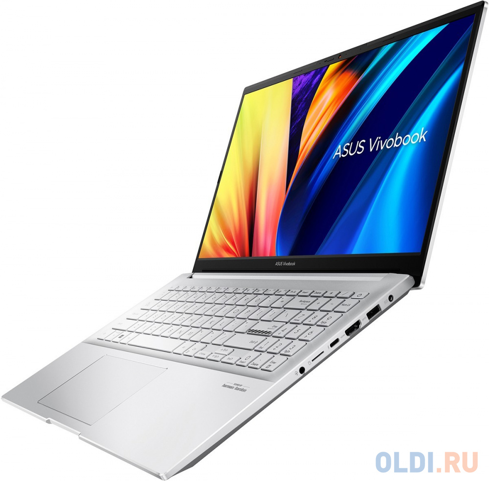 Ноутбук Asus VivoBook 15 OLED M6500XU-MA106 Ryzen 9 7940HS 16Gb SSD1Tb NVIDIA GeForce RTX4050 6Gb 15.6" OLED 2.8K (2880x1620) noOS silver WiFi BT