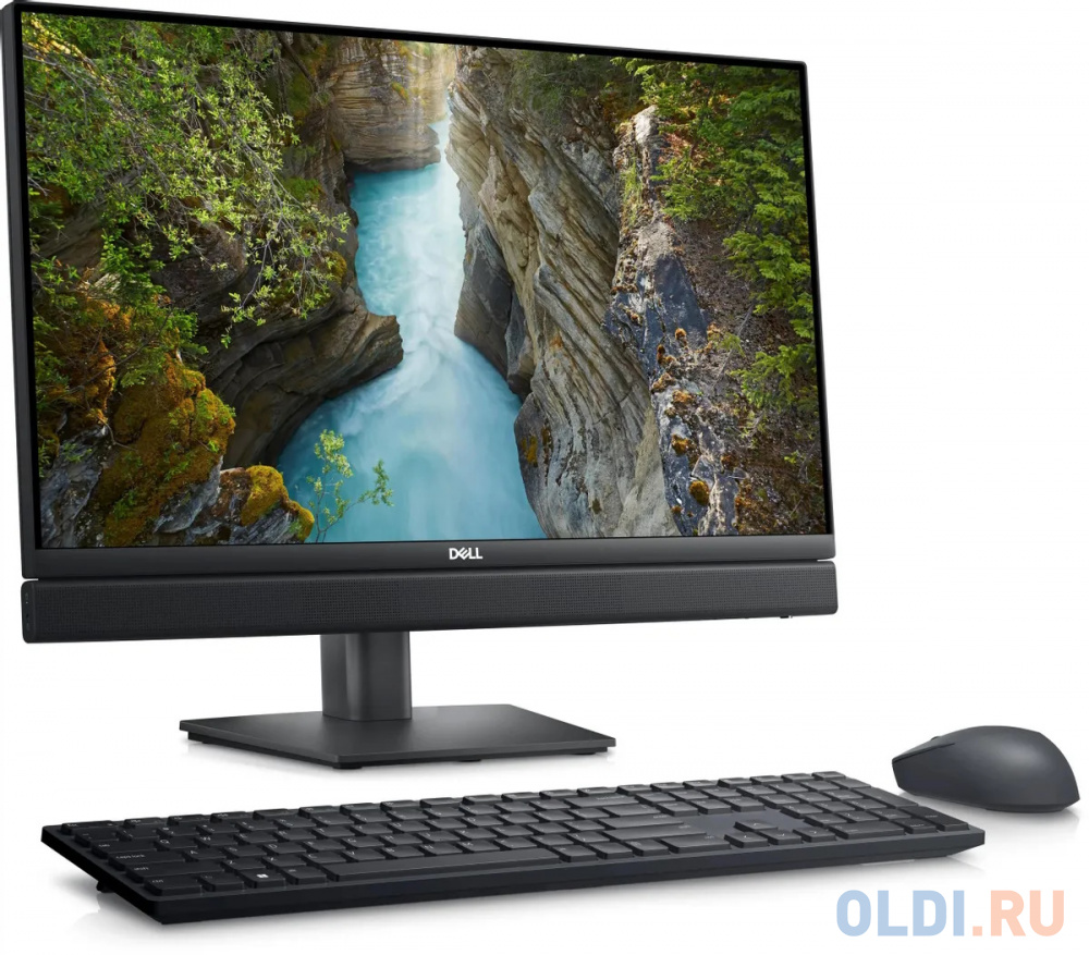 Моноблок Dell Optiplex 7410 23.8" Full HD Touch i7 13700 (1.5) 16Gb SSD512Gb UHDG 770 Windows 11 Professional GbitEth WiFi BT 130W клавиатура мыш