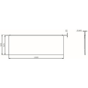 Фронтальная панель Am.Pm X-Joy для ванны 150х70 (W94A-150-070W-P1) в Москвe