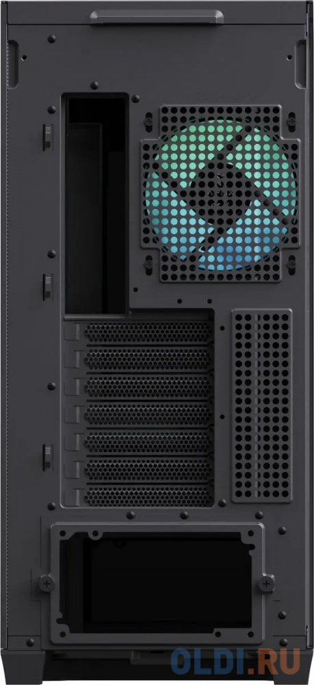 Корпус  AeroCool APNX C1-BK-v1 (ATX, 0.8мм, 4х 30мм APNX FP1 [3x14см и 1x12см], 5-портовый ARGB HUB)