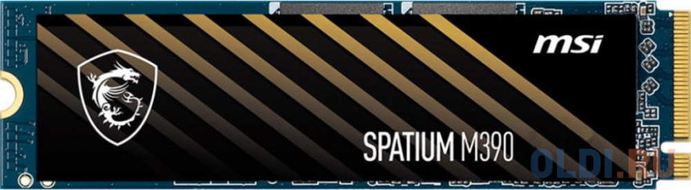 M.2 2280 250GB MSI SPATIUM M390 Client SSD (S78-4409PL0-P83) PCIe Gen3x4 with NVMe, 3300/1200, IOPS 150/300K, MTBF 1.5M, 3D NAND, 100TBW, 0,22DWPD, RT