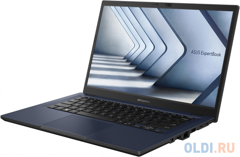 Ноутбук Asus ExpertBook B1 B1402CBA-EB3491 Core i7 1255U 16Gb SSD512Gb Intel UHD Graphics 14" IPS FHD (1920x1080) noOS black WiFi BT Cam (90NX05V в Москвe