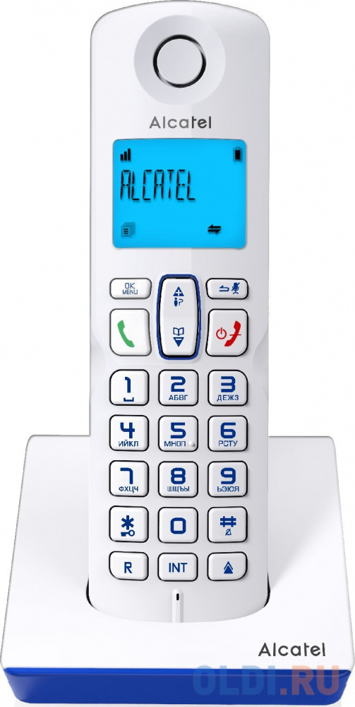 Р/Телефон Dect Alcatel S230 Duo ru white белый (труб. в компл.:2шт) АОН в Москвe