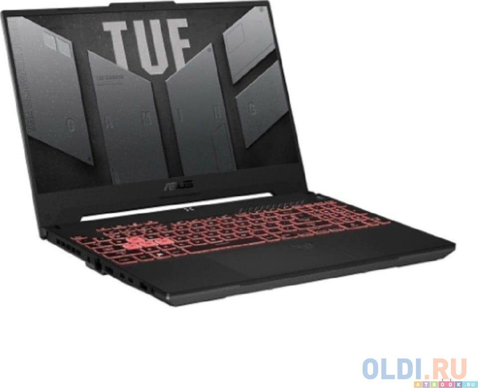 Ноутбук Asus TUF Gaming F15 FX507ZC4-HN078 Core i7 12700H 16Gb SSD512Gb NVIDIA GeForce RTX 3050 4Gb 15.6" IPS FHD (1920x1080) noOS grey WiFi BT C в Москвe