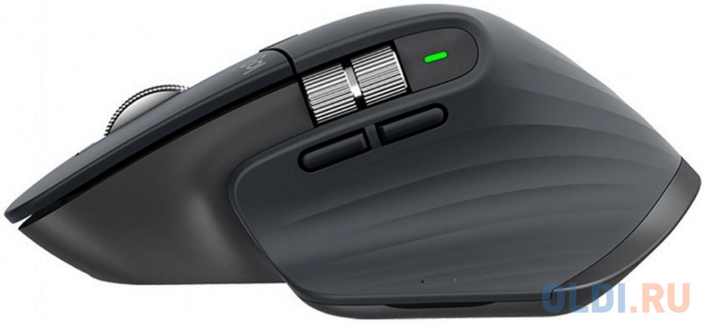 Logitech Мышь беспроводная MX MASTER 3, оптическая, 4000 dpi, Bluetooth/Радио, Li-pol, графитовый.