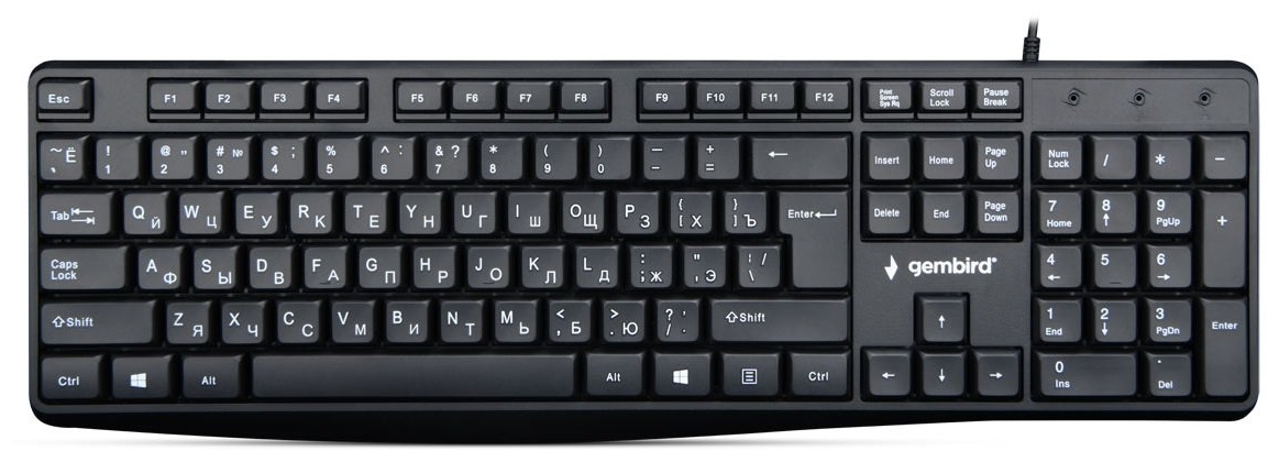 Клавиатура Gembird KB-8410 black (KB-8410) в Москвe