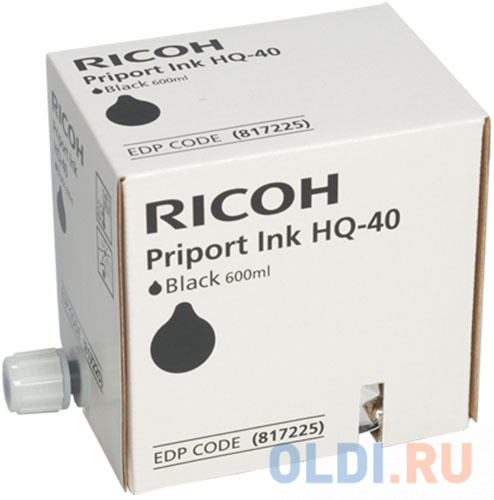 Ricoh 817225(893188) Чернила тип HQ40 (5 по 600 мл) {Ricoh Priport JP4500/DX4542/4545/DD4450} в Москвe