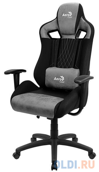 Кресло игровое Aerocool EARL Stone Grey чёрный серый 4710562751307