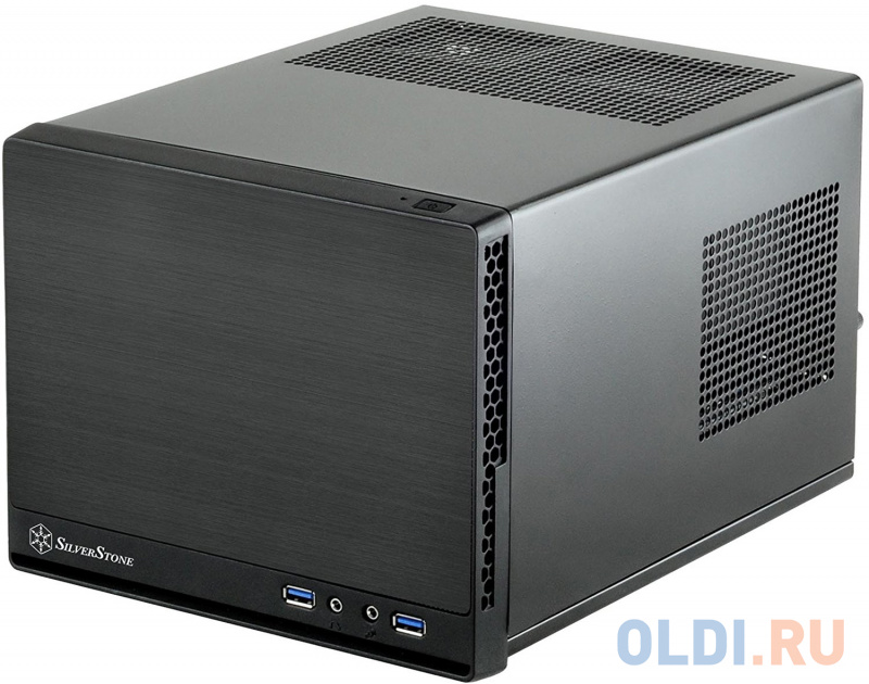 Корпус mini-ITX SilverStone SST-SG13B-Q Без БП чёрный в Москвe