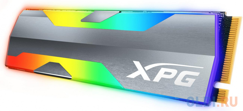 M.2 2280 1TB ADATA XPG SPECTRIX S20G RGB Client SSD [ASPECTRIXS20G-1T-C] PCIe Gen3x4 with NVMe, 2500/1800, IOPS 160/190K, MTBF 2M, 3D TLC, 600TBW, 0,3