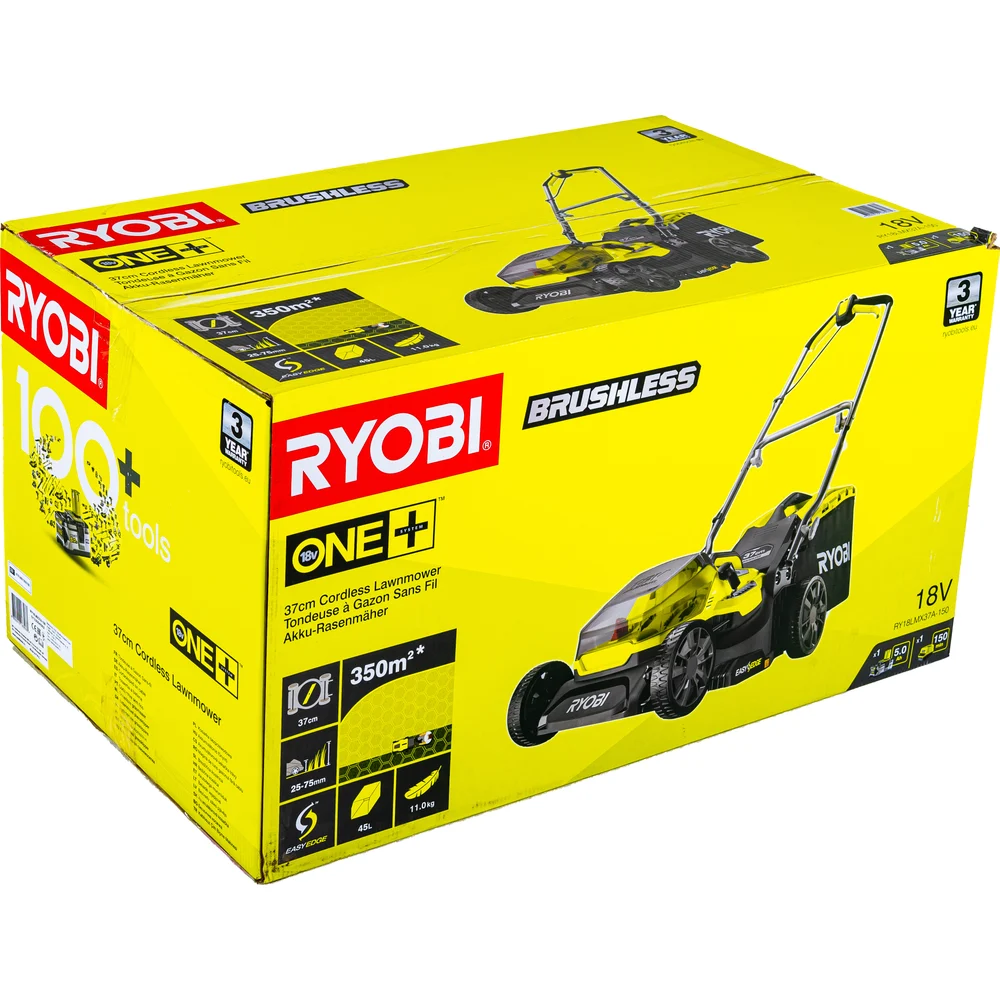 Бесщеточная газонокосилка Ryobi