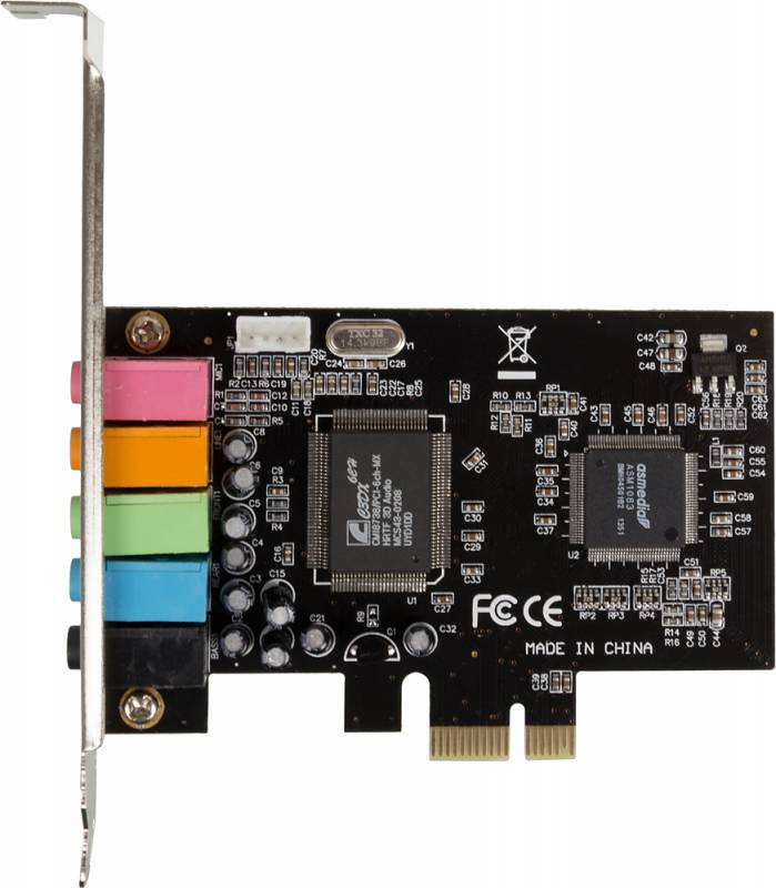 Звуковая карта PCI-E 8738 (C-Media CMI8738 (LX/SX)) 5.1 в Москвe