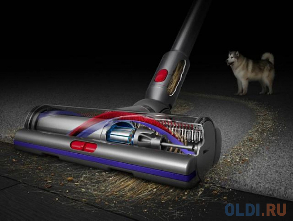 Пылесос Dyson SV28 V11 Vaccum голубой/никель