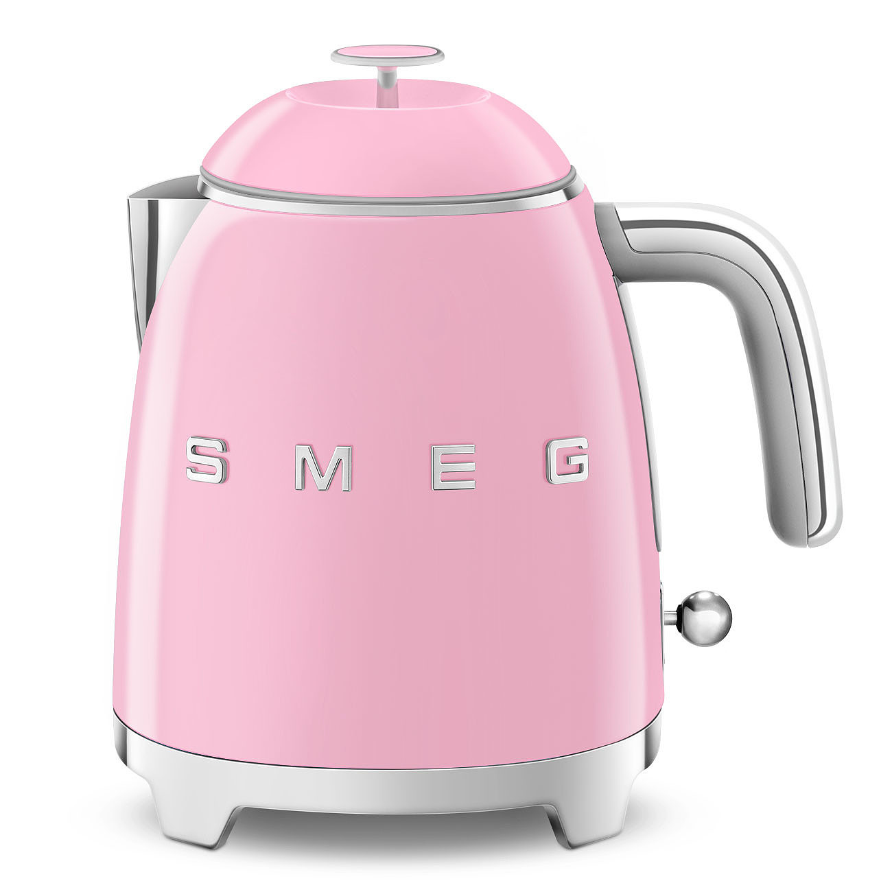 Чайник SMEG KLF05PKEU 0.8л. 1400Вт, Закрытый нагревательный элемент, пластик, розовый (1334175)
