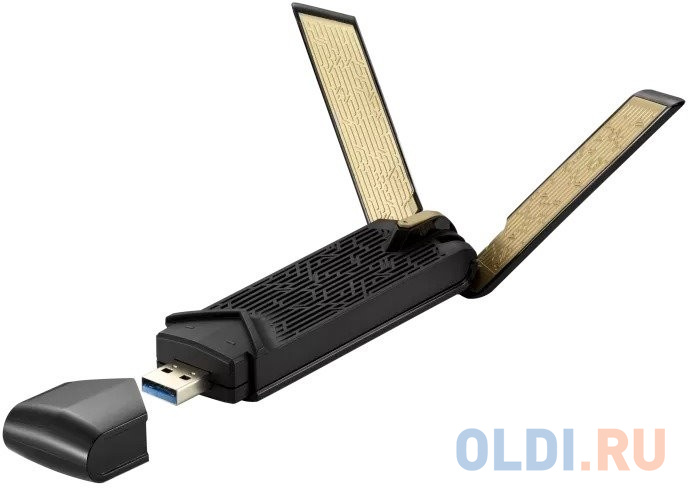 ASUS USB-AX56 // WI-FI 802.11ax, 567 + 1201 Mbps USB 3.0 Adapter + внешняя антенна ; 90IG06H0-MO0R00