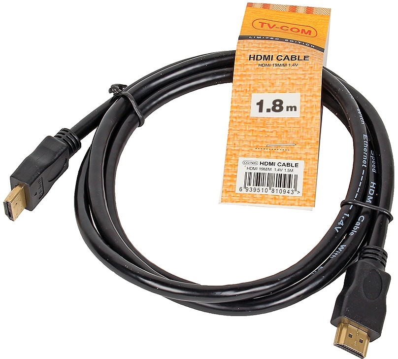 Кабель TV-COM HDMI 19M ver 1.4 3D 1.8m (CG150S-1.8M)