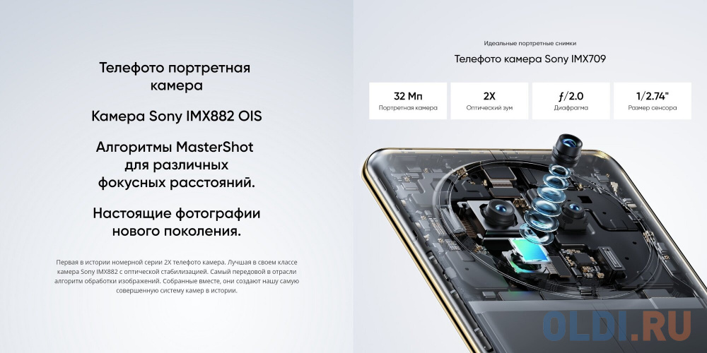 Смартфон Realme RMX3842 12 Pro 5G 512Gb 12Gb бежевый моноблок 3G 4G 6.7" 2400x1080 Android 14 50Mpix 802.11 a/b/g/n/ac/ax NFC GPS GSM900/1800 GSM