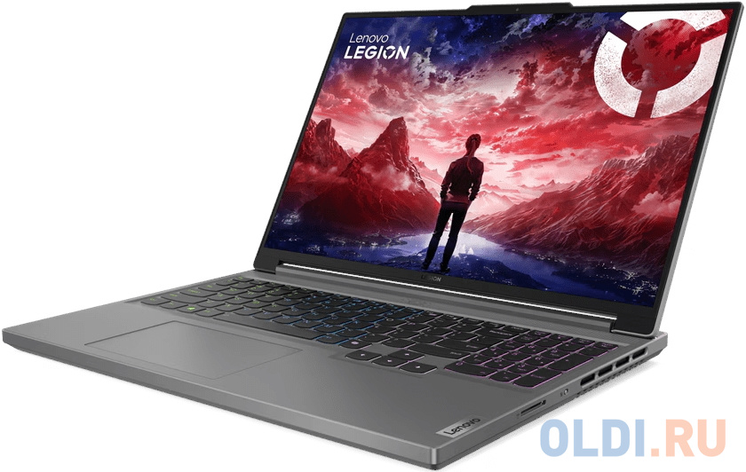 Ноутбук Lenovo Legion Slim 5 16AHP9 Ryzen 7 8845HS 32Gb SSD1Tb NVIDIA GeForce RTX4070 8Gb 16" IPS WQXGA (2560x1600) noOS grey WiFi BT Cam (83DH00