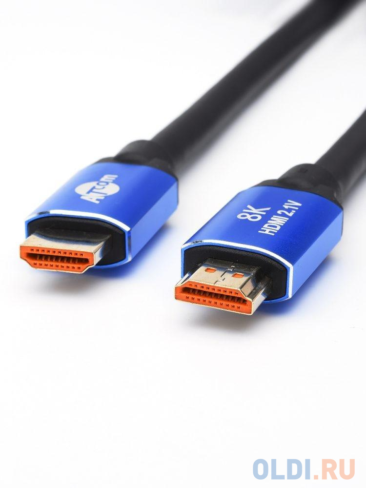 Кабель HDMI 5м Atcom AT8886 круглый черный