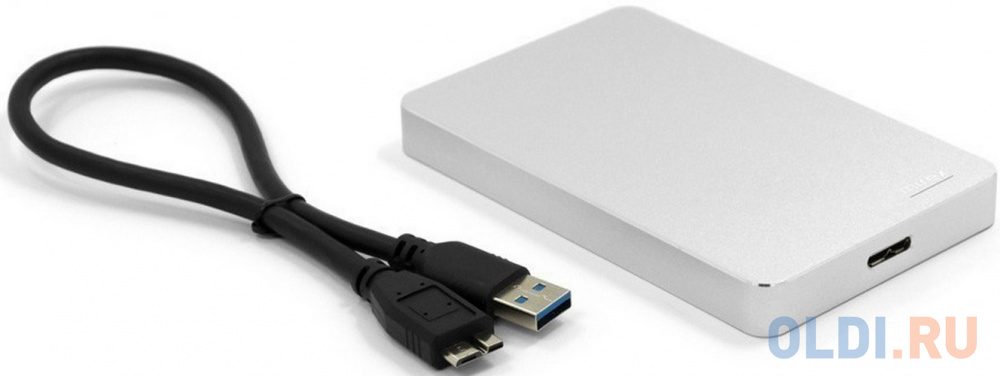 Внешний жесткий диск 2.5" 1 Tb USB 3.0 Mirex Ocean Chrome серебристый