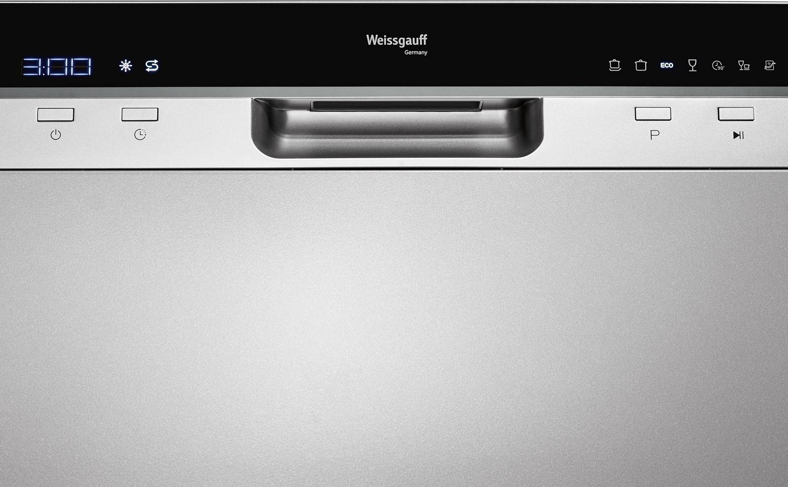 Посудомоечная машина Weissgauff TDW 4017 DS серебристый (424447)