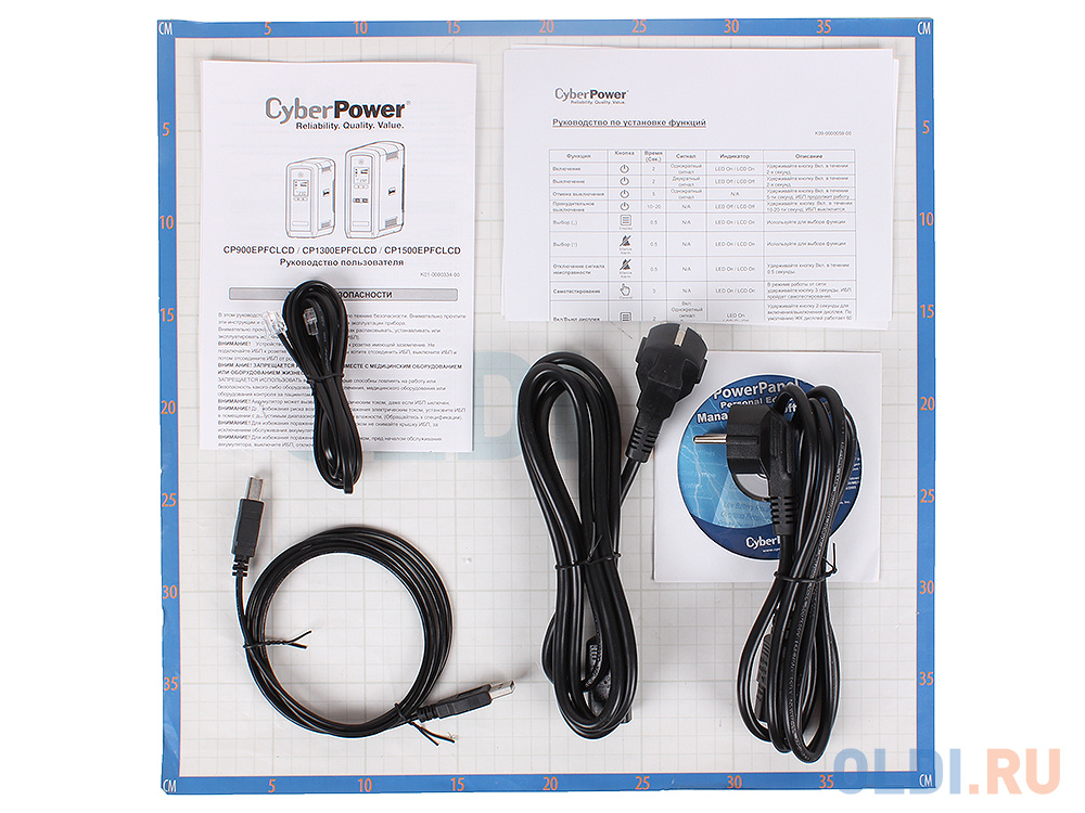 ИБП CyberPower CP1300EPFCLCD 1300VA/780W USB/RJ11/45/RS-232 (6 EURO) в Москвe