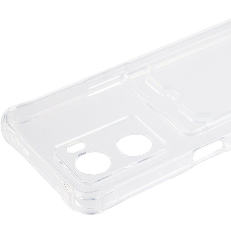 Чехол Zibelino для Oppo A57s 4G Silicone Card Holder защита камеры Transparent ZSCH-OP-A57S-CAM-TRN