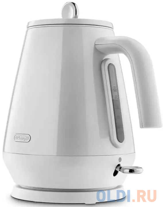 Чайник электрический DeLonghi KBY2001.W, 2200Вт, белый