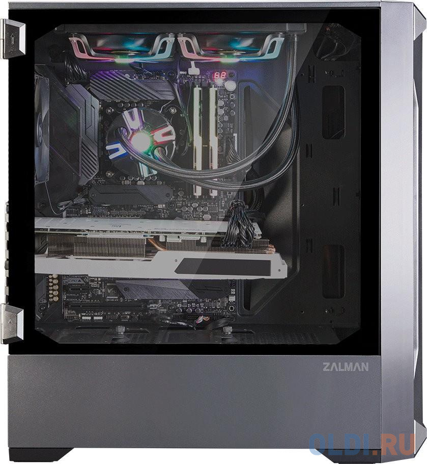 Корпус E-ATX Zalman Z8 MS Без БП чёрный в Москвe