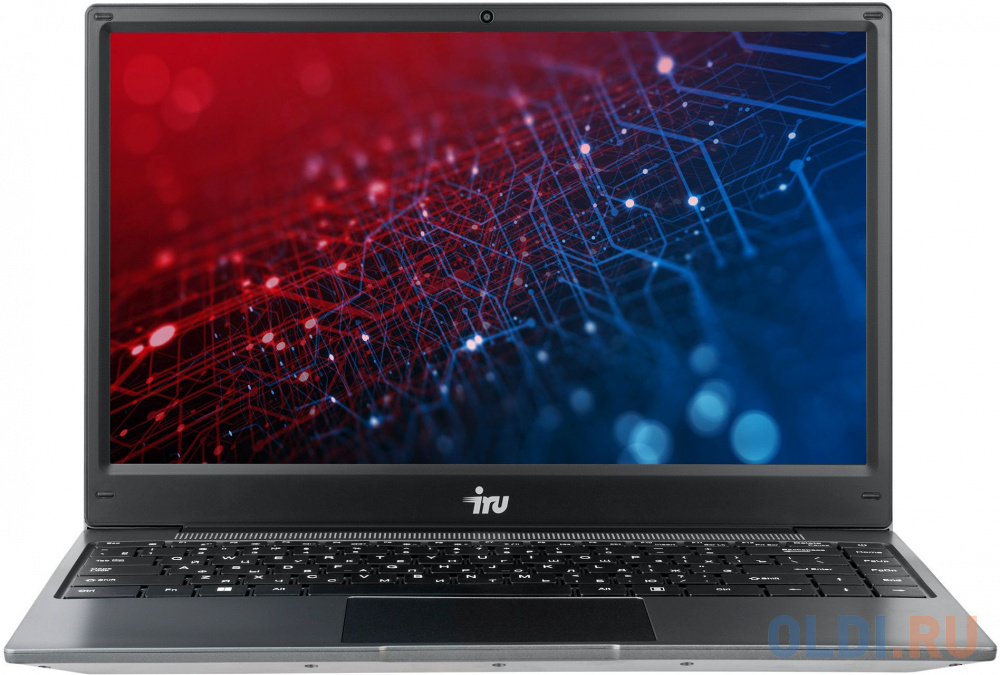 Ноутбук IRU Калибр 14TLH Core i5 1135G7 8Gb SSD512Gb Intel Iris Xe 14.1" IPS FHD (1920x1080) Free DOS grey WiFi BT Cam 4500mAh (1976597)