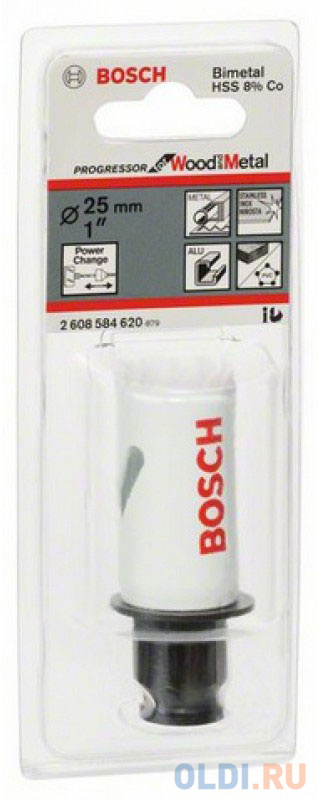Коронка Bosch Progressor 25мм 2608584620