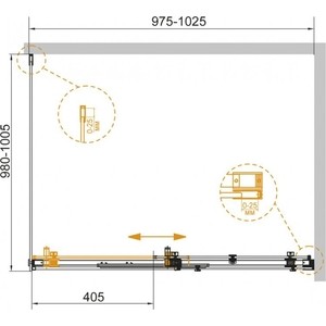 Душевой уголок Cezares Stylus-Soft A-1 100х100 прозрачный, хром (STYLUS-SOFT-A-1-100/100-C-Cr)