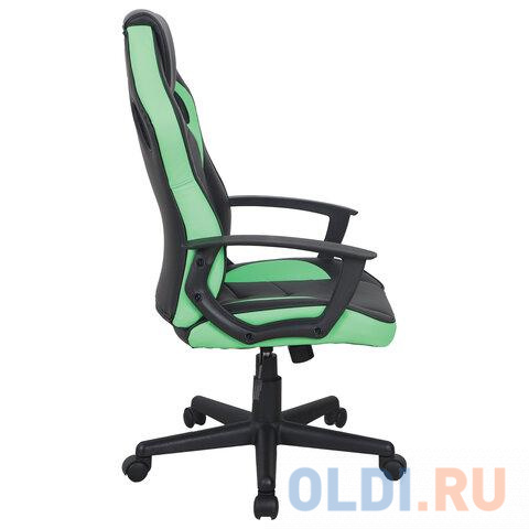 Кресло компьютерное BRABIX Fighter GM-008 черный/зеленый