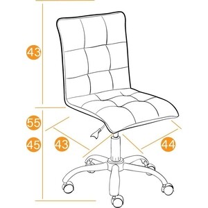 Кресло TetChair ZERO кож/зам, белый, 36-01