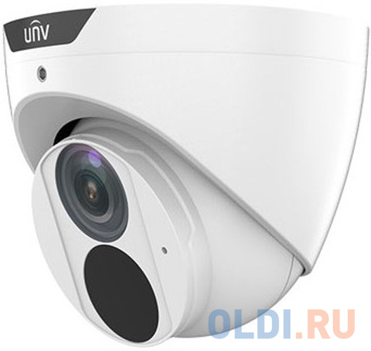 Uniview Видеокамера IP купольная, 1/2.7&quot; 4 Мп КМОП @ 30 к/с, ИК-подсветка до 50м., LightHunter 0.003 Лк @F1.6, объектив 2.8 мм, WDR, 2D/3D DNR, U