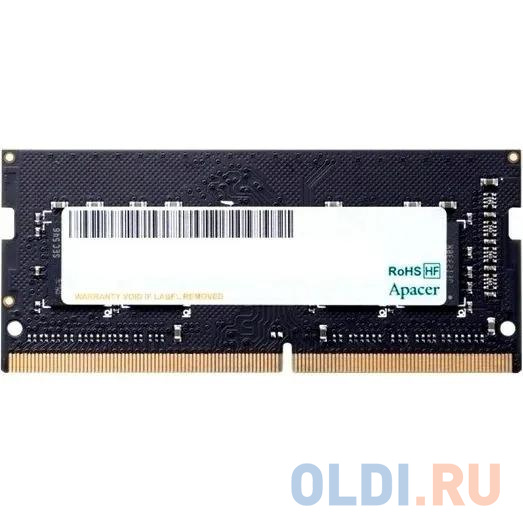 Apacer  DDR4  16GB  3200MHz SO-DIMM (PC4-25600) CL22 1.2V (Retail) 1024*8  3 years (AS16GGB32CSYBGH/ES.16G21.GSH)