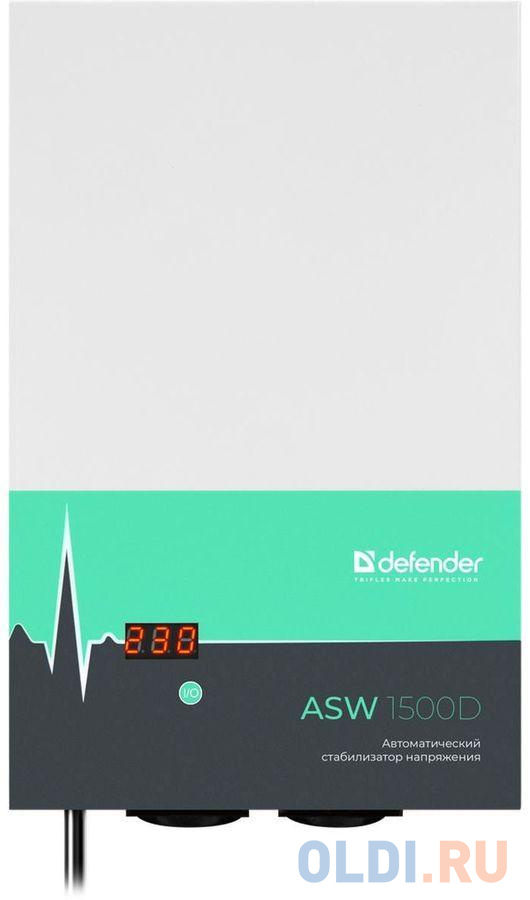 Стабилизатор напряжения Defender ASW 1500D 2 розетки