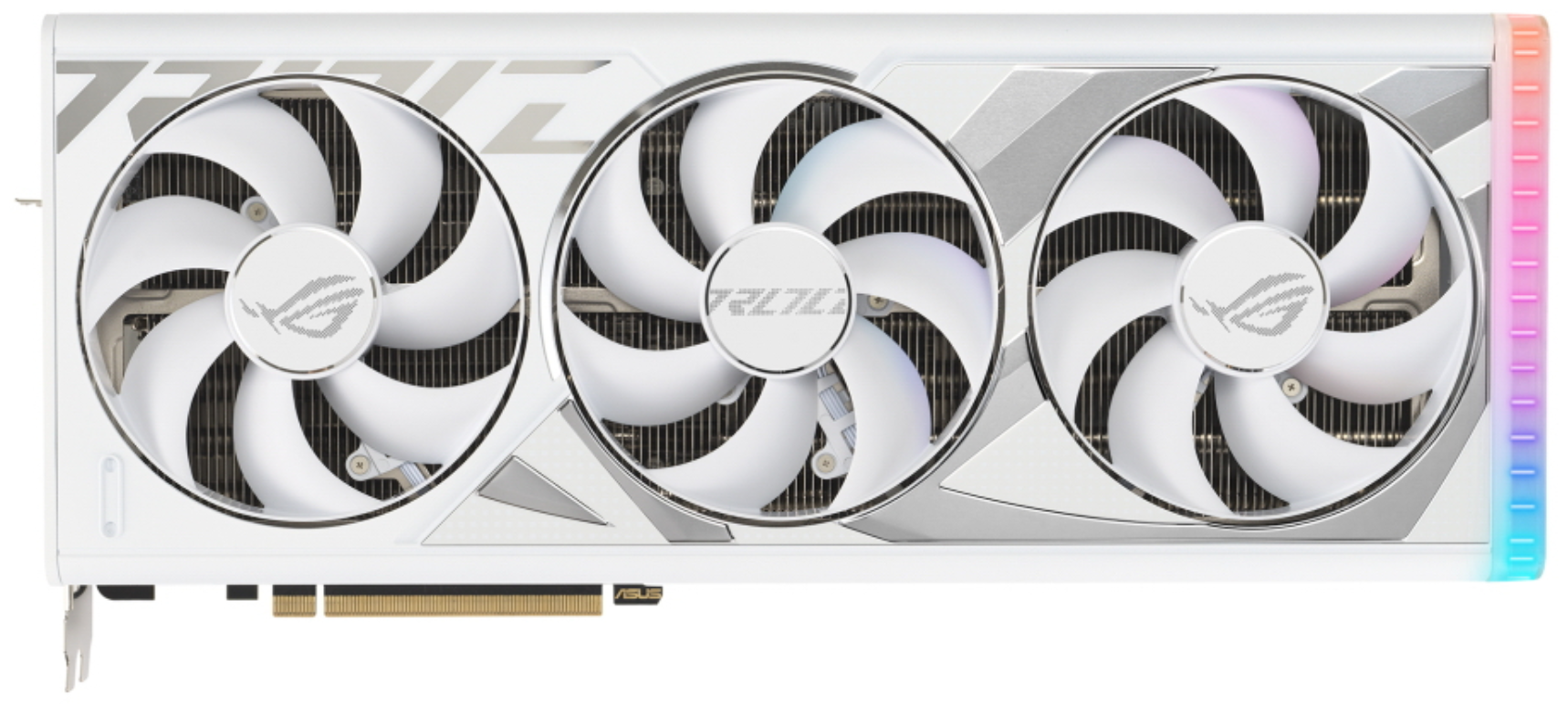 Видеокарта ASUS NVIDIA GeForce RTX 4080 ROG STRIX OC White Edition, 16Gb DDR6X, 256 бит, PCI-E, 2HDMI, 3DP, Retail (90YV0IC3-M0NA00)