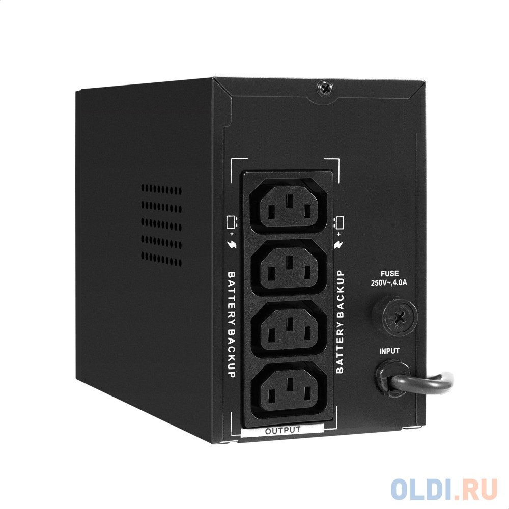 ИБП ExeGate Power Smart ULB-500.LCD.AVR.4C13 <500VA/300W, LCD, AVR, 4*C13, Black>