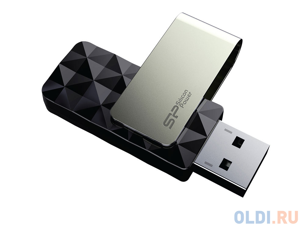 Флешка USB 8Gb Silicon Power Blaze B30 SP008GBUF3B30V1K USB3.0 черный в Москвe