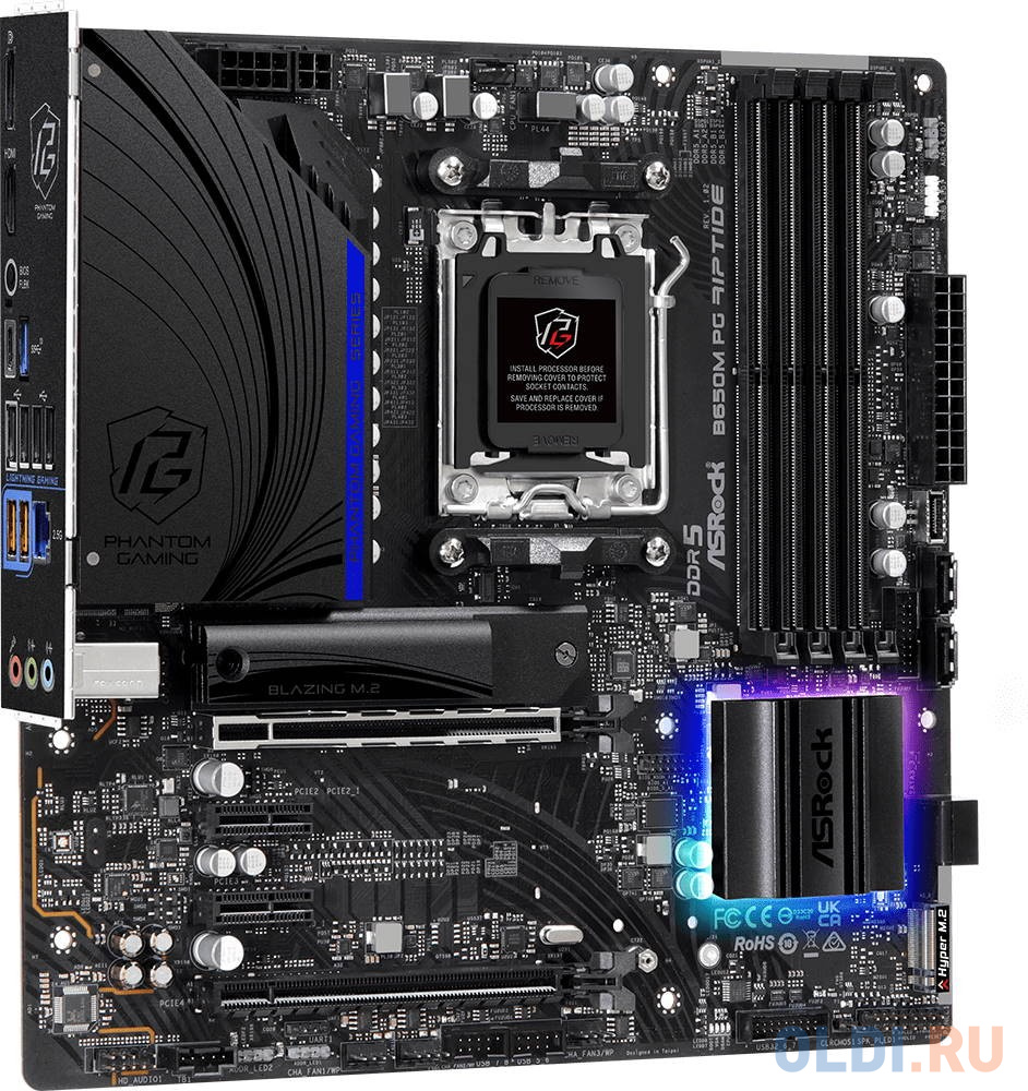 Материнская плата ASRock B650M PG RIPTIDE 90-MXBJ90-A0UAYZ