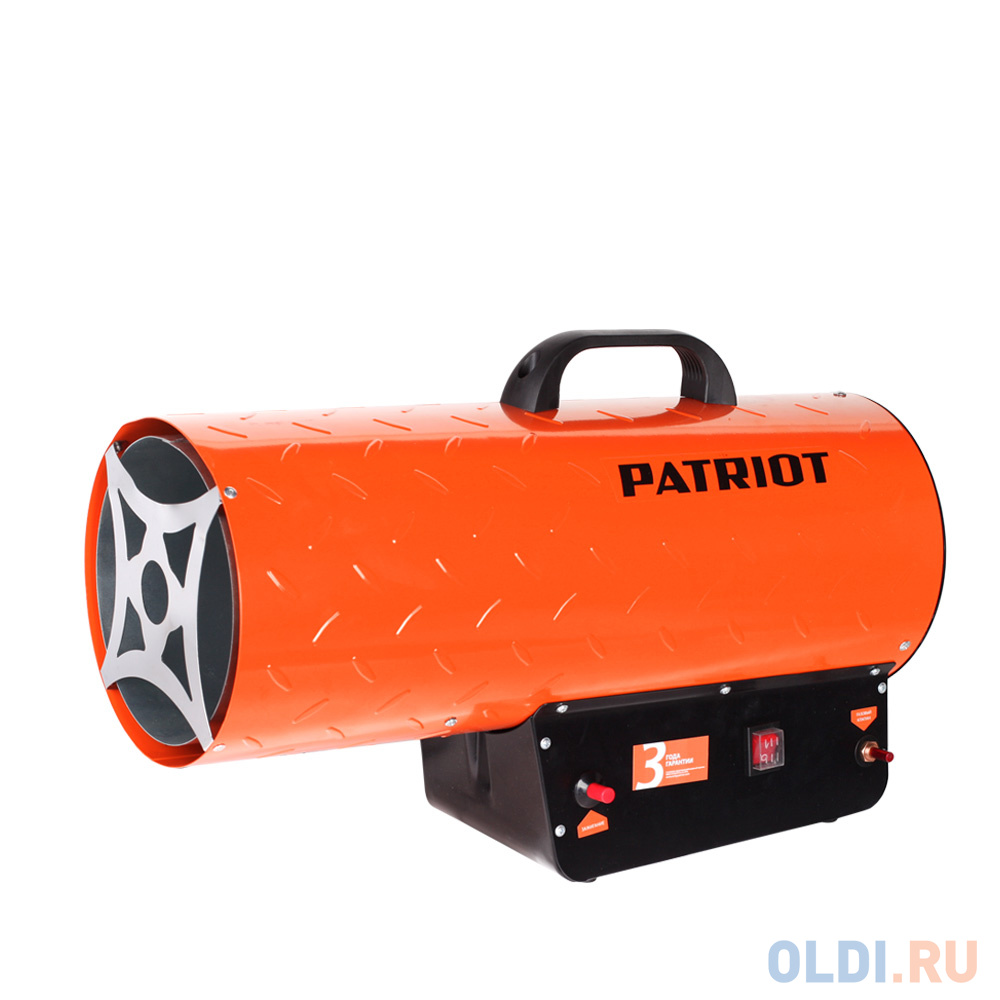 Тепловая пушка газовая Patriot GS 50 50000 Вт чёрный оранжевый 633445024