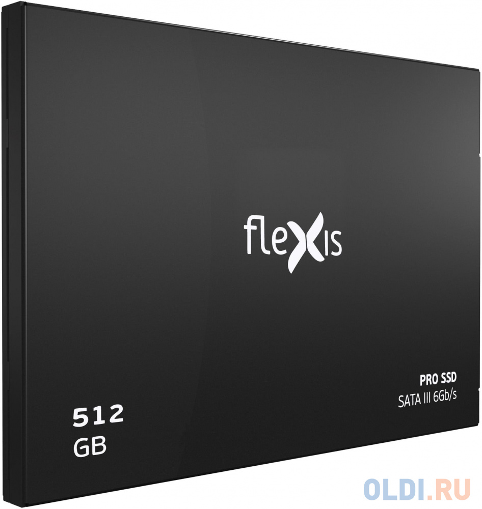 Твердотельный накопитель 512GB SATA3 6Гб/с TLC, Phison S12, серия PRO, Flexis