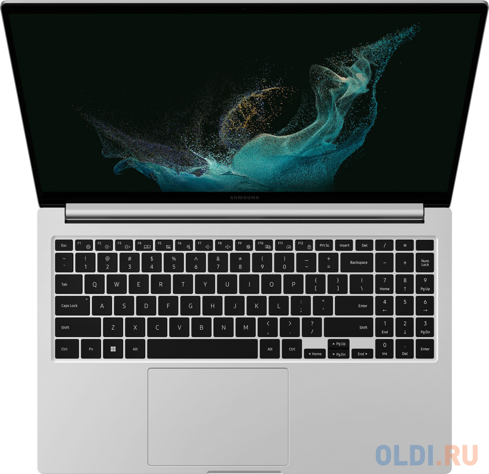 Ноутбук Samsung Galaxy Book 2 NP754 Core i5 1235U 16Gb SSD256Gb Intel Iris Xe graphics 15.6" IPS FHD (1920x1080) Windows 11 Professional silver W