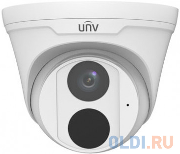 Uniview Видеокамера IP купольная, 1/3&quot; 4 Мп КМОП @ 30 к/с, ИК-подсветка и подсветка до 30м., EasyStar 0.005 Лк @F1.6, объектив 2.8 мм, WDR, 2D/3D