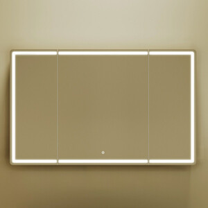 Зеркальный шкаф Sancos Mirror 120х75 подсветка, сенсор, дуб чарльстон (MI120ECH)