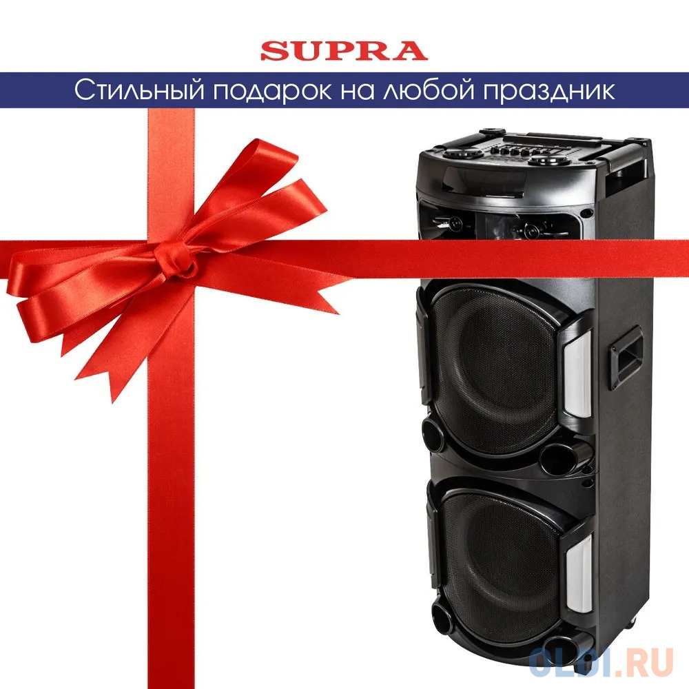 Минисистема Supra SMB-1100 черный 150Вт FM USB BT SD