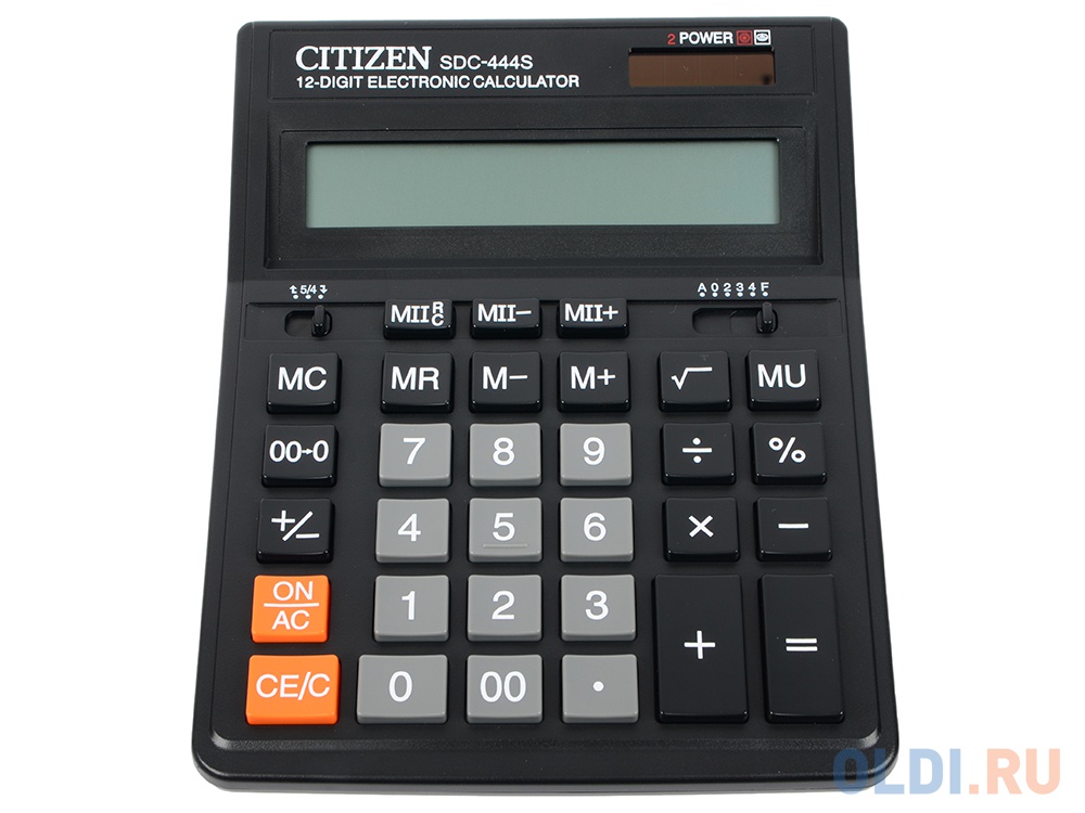 Калькулятор Citizen SDC-444S 12 разрядов