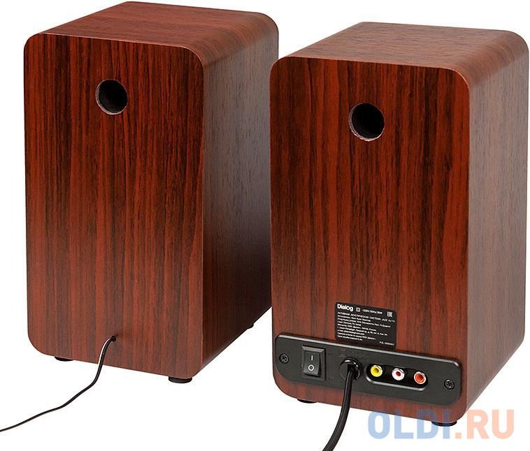 Dialog Jazz AJ-13 BROWN - акустические колонки 2.0, 2*15W RMS, Bluetooth, FM, USB+microSD reader в Москвe