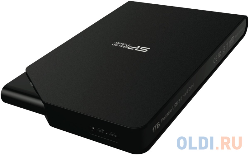 Внешний жесткий диск 2.5" USB3.0 2 Tb Silicon Power Stream S03 SP020TBPHDS03S3K черный